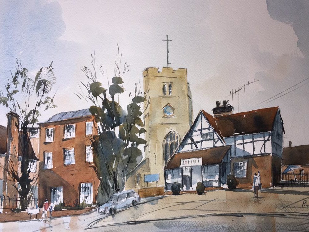 Pinner, Middlesex - Fred Decup Watercolours